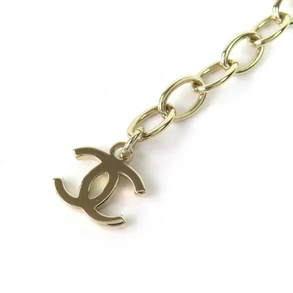Chanel Cc Logo Pendant Necklace Metal #261340C11B